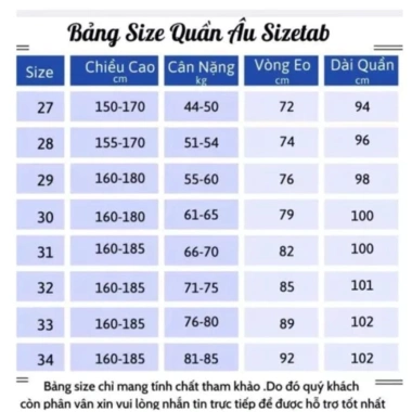 Quần Âu Nam A02 - Phong Cách Tây Nam Sang Trọng, Giá Ưu Đãi 124.856 VND 9