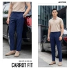 Quần Âu Nam Cao Cấp Mentoris Form CARROT MTR01C - Vải dày co giãn, cạp trơn lịch lãm, tặng áo polo, giảm còn 395.000đ 2