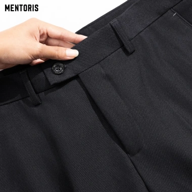 Quần Âu Nam Cao Cấp Mentoris Form CARROT MTR01C - Vải dày co giãn, cạp trơn lịch lãm, tặng áo polo, giảm còn 395.000đ
