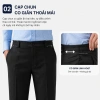 Quần âu nam cao cấp Vulcano cạp chun co giãn, dáng suông lịch lãm - Giá chỉ 449.000₫ 3