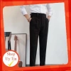 Quần Âu Nam Cạp Cao 2 Khuy Hàn Quốc Cao Cấp - Giá chỉ 290.000đ, phong cách Baggy 4