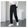Quần âu nam cạp cao GUT form suông, vải mềm co giãn, thời trang công sở, giảm giá 22% - chỉ 270k 10