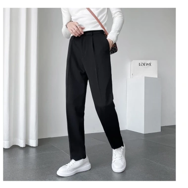 Quần âu nam cạp cao GUT form suông, vải mềm co giãn, thời trang công sở, giảm giá 22% - chỉ 270k 10 Quần âu nam cạp cao GUT form suông, vải mềm co giãn, thời trang công sở, giảm giá 22% - chỉ 270k 10