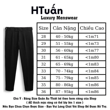 Quần âu nam cạp cao kiểu mới ống côn công sở Hàn Quốc - Đen Xám Trắng 300k 8