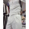 Quần Âu Nam Cạp Cao Lỗ Ô-dê Điều Chỉnh Đai Phong Cách Hàn Quốc Dáng Baggy 6