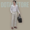 Quần Âu Nam Cạp Cao Lỗ Ô-dê Điều Chỉnh Đai Phong Cách Hàn Quốc Dáng Baggy 10