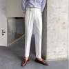 Quần Âu Nam Cạp Cao PN STORE Sidetab 2 Khuy Baggy Suông Đen - Giá chỉ 179k 7