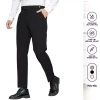 Quần âu nam cạp cao sidetab tăng cạp 6-8cm, ống baggy co dãn nhẹ, thoáng mát không bai xù A06 giá 145k 10