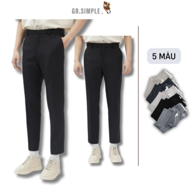 Quần Âu Nam Công Sở 5 Màu GRSIMPLE Dáng Ôm Phom Hàn Quốc BT118 Giá 210k 2