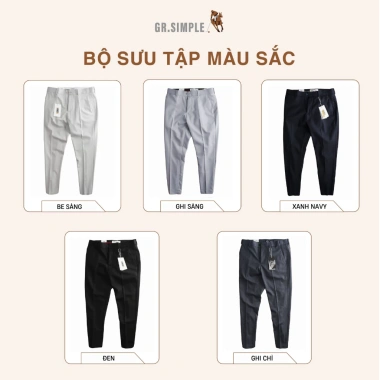 Quần Âu Nam Công Sở 5 Màu GRSIMPLE Dáng Ôm Phom Hàn Quốc BT118 Giá 210k 7