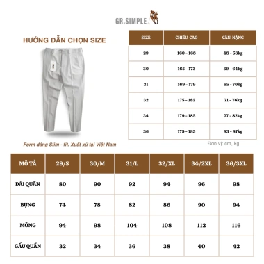 Quần Âu Nam Công Sở 5 Màu GRSIMPLE Dáng Ôm Phom Hàn Quốc BT118 Giá 210k 9