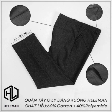 Quần âu nam công sở ống suông QTN HELEMAN – Vải không nhăn, giữ form, 179.000₫ 8 Quần âu nam công sở ống suông QTN HELEMAN – Vải không nhăn, giữ form, 179.000₫ 8