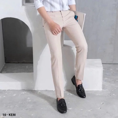 Quần Âu Nam Cotton Co Giãn Nhẹ Dáng Ôm Không Nhăn Phong Cách Hàn Quốc 117k 3 Quần Âu Nam Cotton Co Giãn Nhẹ Dáng Ôm Không Nhăn Phong Cách Hàn Quốc 117k 3