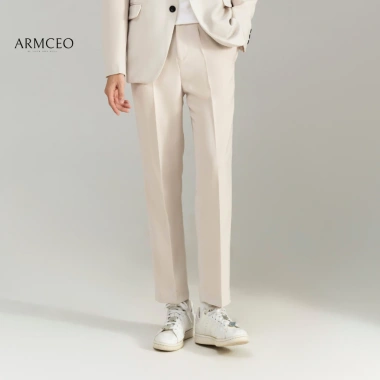 Quần âu nam đen cạp cao baggy suông ARMCEO Smart Cool - cạp điều chỉnh thông minh, 5 màu, giảm còn 199k 5