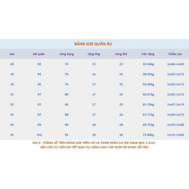Quần âu nam Hàn Quốc 3 màu vải đẹp chống nhăn không bai không xù - 160k