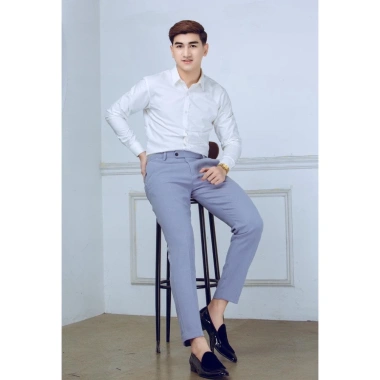 Quần âu nam Hàn Quốc co dãn vải chống nhăn không bai xù - Giá 109.000₫