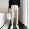 Quần âu nam Hàn Quốc công sở cao cấp, đen co giãn ống đứng, dáng ôm baggy, trẻ trung, size lớn chỉ 300.000₫ 8