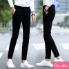Quần Âu Nam Hàn Quốc Đen Trơn - Quần Dài Tây Học Sinh Sinh Viên Giá 44.000 VNĐ
