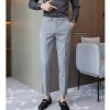 Quần âu nam Hàn Quốc RBD slimfit ống côn đen, vải chống nhăn, giá 389k 2