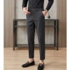 Quần âu nam Hàn Quốc RBD slimfit ống côn đen, vải chống nhăn, giá 389k 5