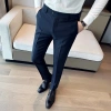Quần âu nam Hàn Quốc slimfit đen ống côn, vải chống nhăn không bai xù cao cấp - mẫu 2.026 3
