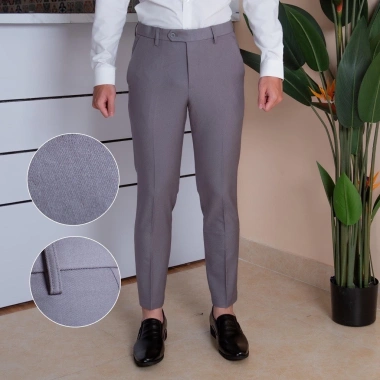 Quần Âu Nam Hàn Quốc – Vải chéo, co dãn, chống nhăn xù, giá ưu đãi 599k