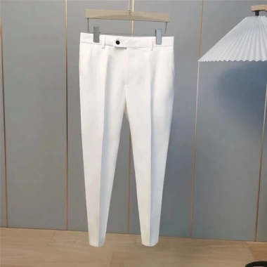 Quần âu nam HDT vải co giãn 4 chiều, form đứng, màu trắng, đủ màu, giá 180.000₫