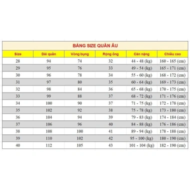 Quần âu nam Kojiba Hàn Quốc chất liệu tốt, nhanh khô thoáng khí, mềm mại 107.800₫ 2