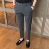 Quần âu nam Luxury Hàn Quốc cao cấp, ôm công sở trẻ, cạp cao ống đứng, vải chéo co giãn, bigsize - Giá 350.000₫ 7
