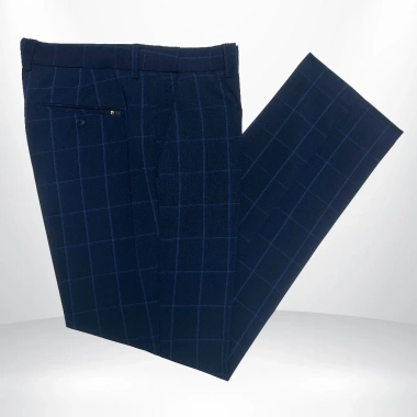 Quần Âu Nam Ống Côn Co Giãn Xanh Navy Cao Cấp - Xuất Hàn Quốc, Giá 444.030 VND 2