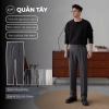 Quần Âu Nam Ống Đứng Đen Cáp Chun Slim Fit, Vải Cotton Hàn Cao Cấp - 339.000₫ 4