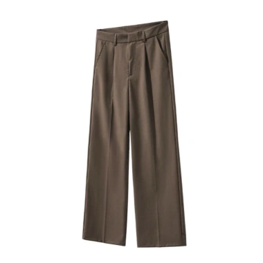 Quần Âu Nam Ống Rộng Dáng Suông Cao Cấp Baggy Xếp Ly 3 Màu Đen Xám Nâu 575k