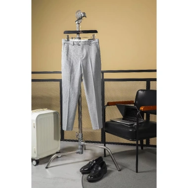 Quần âu nam Premium Torano slimfit trơn cạp lót logo lịch lãm, sang trọng - 650.000₫