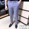 Quần Âu Nam PRESENT chất liệu Tuyết Hàn cao cấp, thiết kế trơn basic slimfit 8