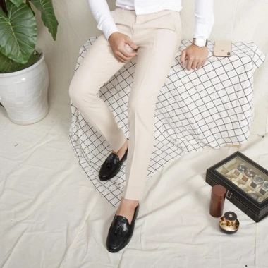 Quần âu nam, quần tây chất liệu tuyết mưa dày không xù không nhăn, dáng côn trẻ đẹp 109.999₫