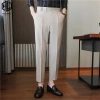 Quần âu nam Sidetab cạp cao đai chỉnh eo, quần tây Hàn Quốc ống côn công sở QA6M1 HELEMAN 199k giảm giá 5