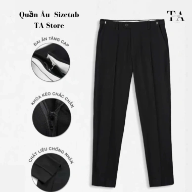 Quần Âu Nam Sitetab TA Store Cạp Cao Linh Hoạt Form Baggy Phong Cách Hàn Quốc 149k