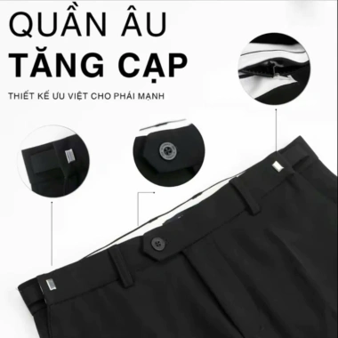 Quần Âu Nam Sitetab TA Store Cạp Cao Linh Hoạt Form Baggy Phong Cách Hàn Quốc 149k