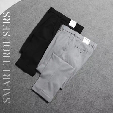 Quần âu nam slimfit cạp chun, túi chéo, logo thêu lịch lãm - giá chỉ 649k 2 Quần âu nam slimfit cạp chun, túi chéo, logo thêu lịch lãm - giá chỉ 649k 2