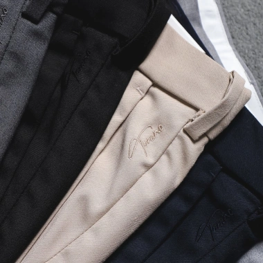 Quần âu nam slimfit cạp chun, túi chéo, logo thêu lịch lãm - giá chỉ 649k 5 Quần âu nam slimfit cạp chun, túi chéo, logo thêu lịch lãm - giá chỉ 649k 5