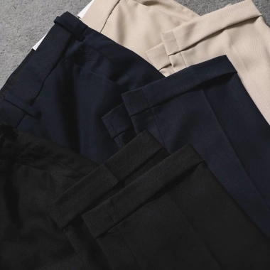 Quần âu nam slimfit cạp chun, túi chéo, logo thêu lịch lãm - giá chỉ 649k 9 Quần âu nam slimfit cạp chun, túi chéo, logo thêu lịch lãm - giá chỉ 649k 9