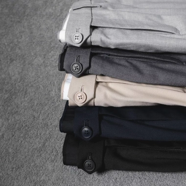 Quần âu nam slimfit cạp chun, túi chéo, logo thêu lịch lãm - giá chỉ 649k 10 Quần âu nam slimfit cạp chun, túi chéo, logo thêu lịch lãm - giá chỉ 649k 10