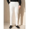 Quần Âu Nam Trắng Kem Slimfit Cao Cấp Vải Dày Lên Form Chuẩn Công Sở Giá 399k 2