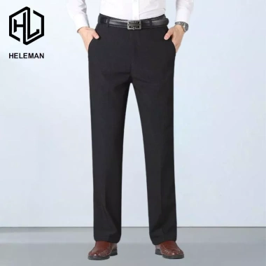 Quần âu nam trung niên ống suông dáng đứng, vải chống nhăn bigsize QTN - Giá 179.000