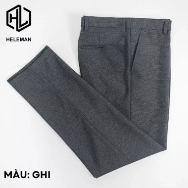 Quần âu nam trung niên ống suông dáng đứng, vải chống nhăn bigsize QTN - Giá 179.000