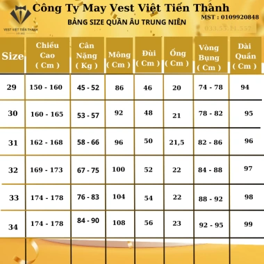 Quần âu nam trung tuổi dáng xuông cạp chun vải tuýt si - Giá chỉ 350.000 VND 9 Quần âu nam trung tuổi dáng xuông cạp chun vải tuýt si - Giá chỉ 350.000 VND 9