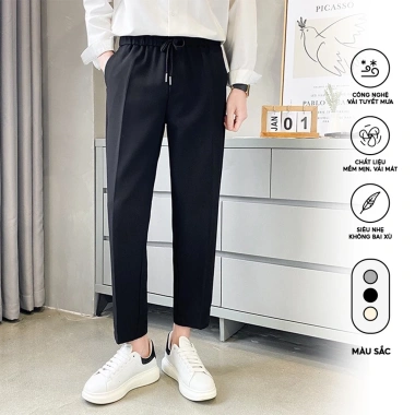 Quần âu nam WoO đai chun vải tuyết Hàn ống suông công sở Hàn Quốc 138.000₫ 3 Quần âu nam WoO đai chun vải tuyết Hàn ống suông công sở Hàn Quốc 138.000₫ 3