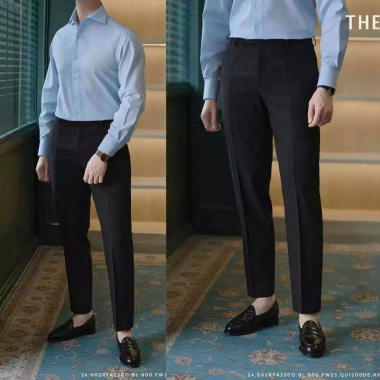 Quần âu No Pleat Standard D Regular Fit size 29‑34 FW23 giảm giá 700.000₫