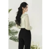 Quần âu nữ baggy cạp cao ống đứng chuẩn phom LAVENDER gumac thái hòa giá 168k 3