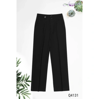 Quần âu nữ LAVENDER FASHION ống đứng chất liệu chéo nhật cao cấp, cạp đính cúc sang trọng, giảm giá 22% chỉ 360.000đ 8
